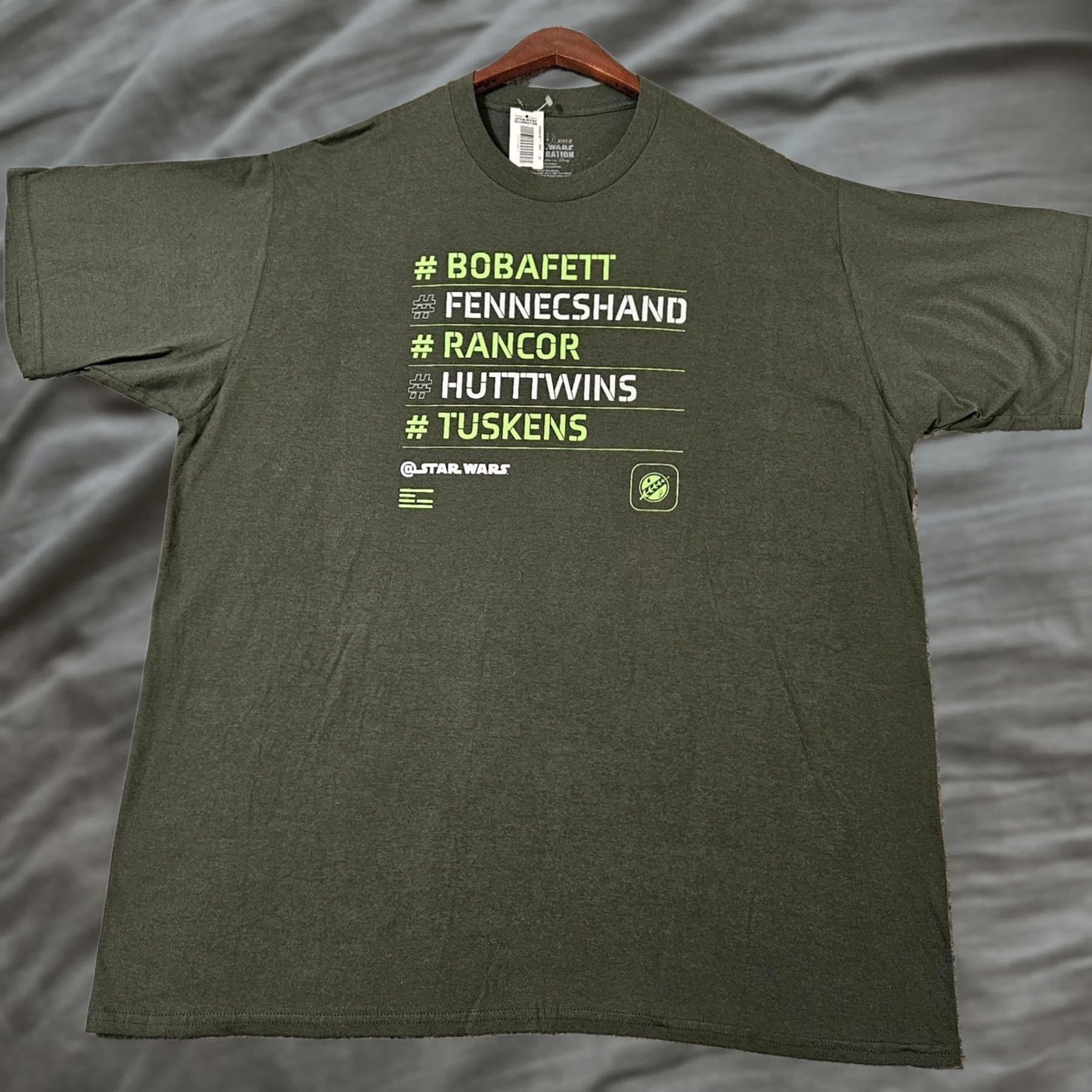 Star Wars Star Wars Celebration Anaheim 2022 Boba Fett Event Exclusive Shirt T Shirt 2XL Green Mens Size US XXL / EU 58 / 5 - 1 Thumbnail