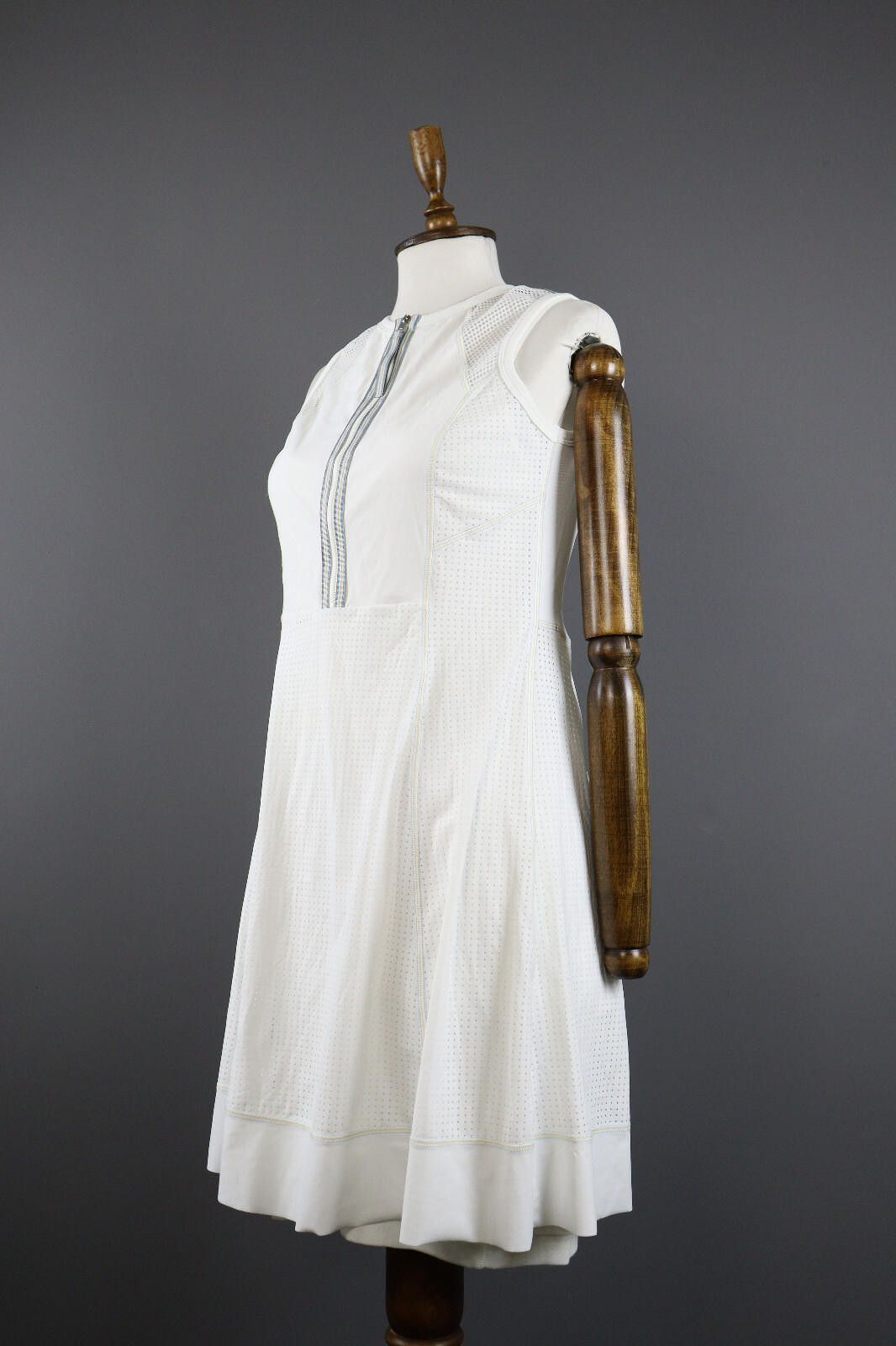 Designer Ladies Marc Cain White Sports Strap Tank Top Dress Size 3 Size M / US 6-8 / IT 42-44 - 7 Thumbnail