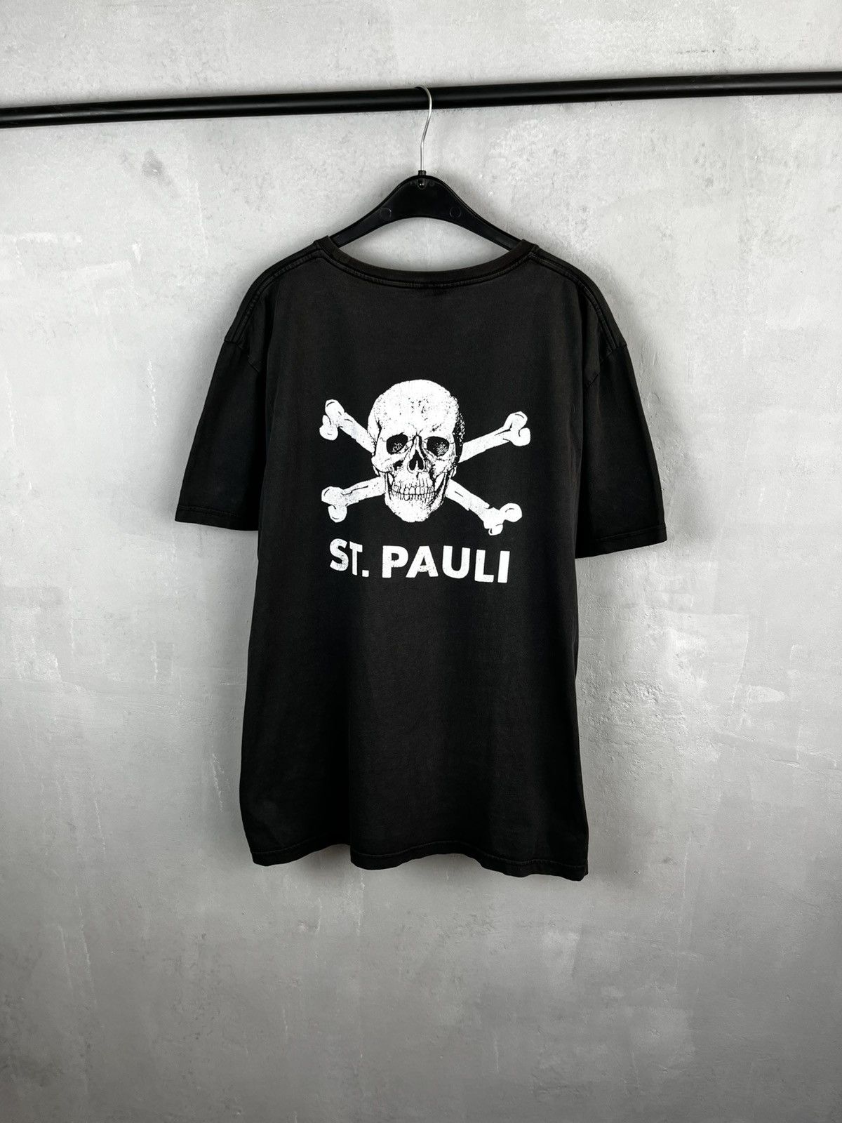 Designer × Vintage ST.Pauli t shirt skull vintage 90s Size US XL / EU 56 / 4 - 7 Thumbnail