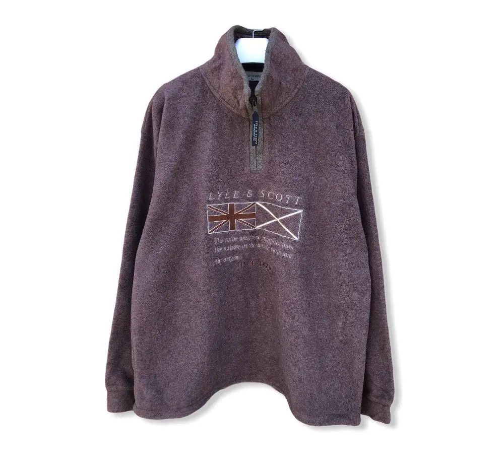 Lyle & Scott × Vintage Lyle & Scott Big Logo Sweatshirt Size US L / EU 52-54 / 3 - 1 Thumbnail