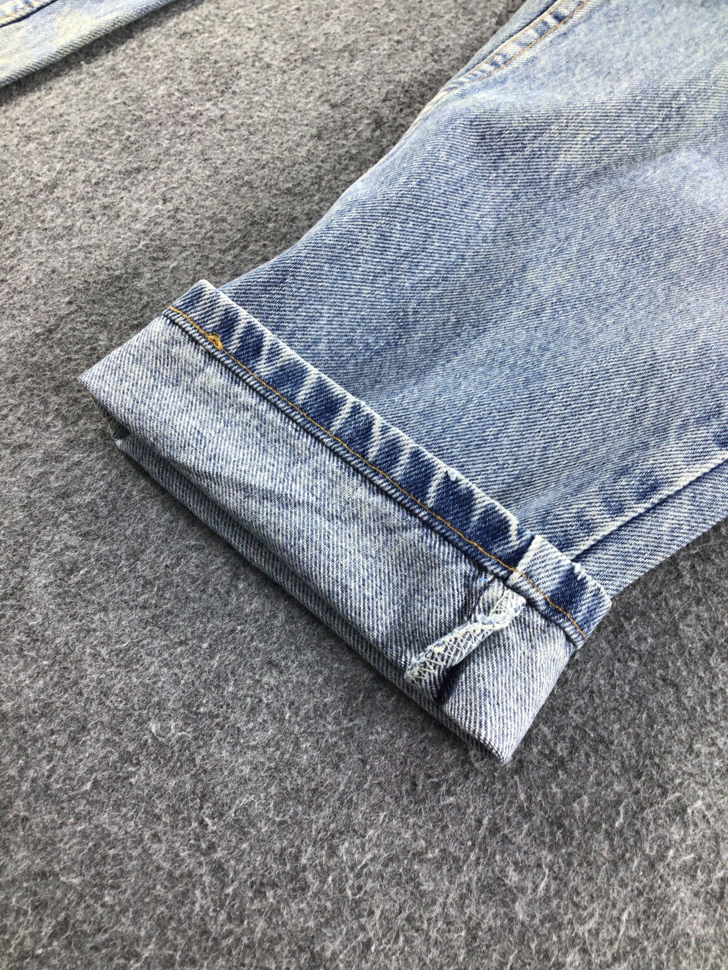 Levi's Vintage Levis 551 Jeans Stone Washed Denim -J516 Size US 33 - 6 Thumbnail