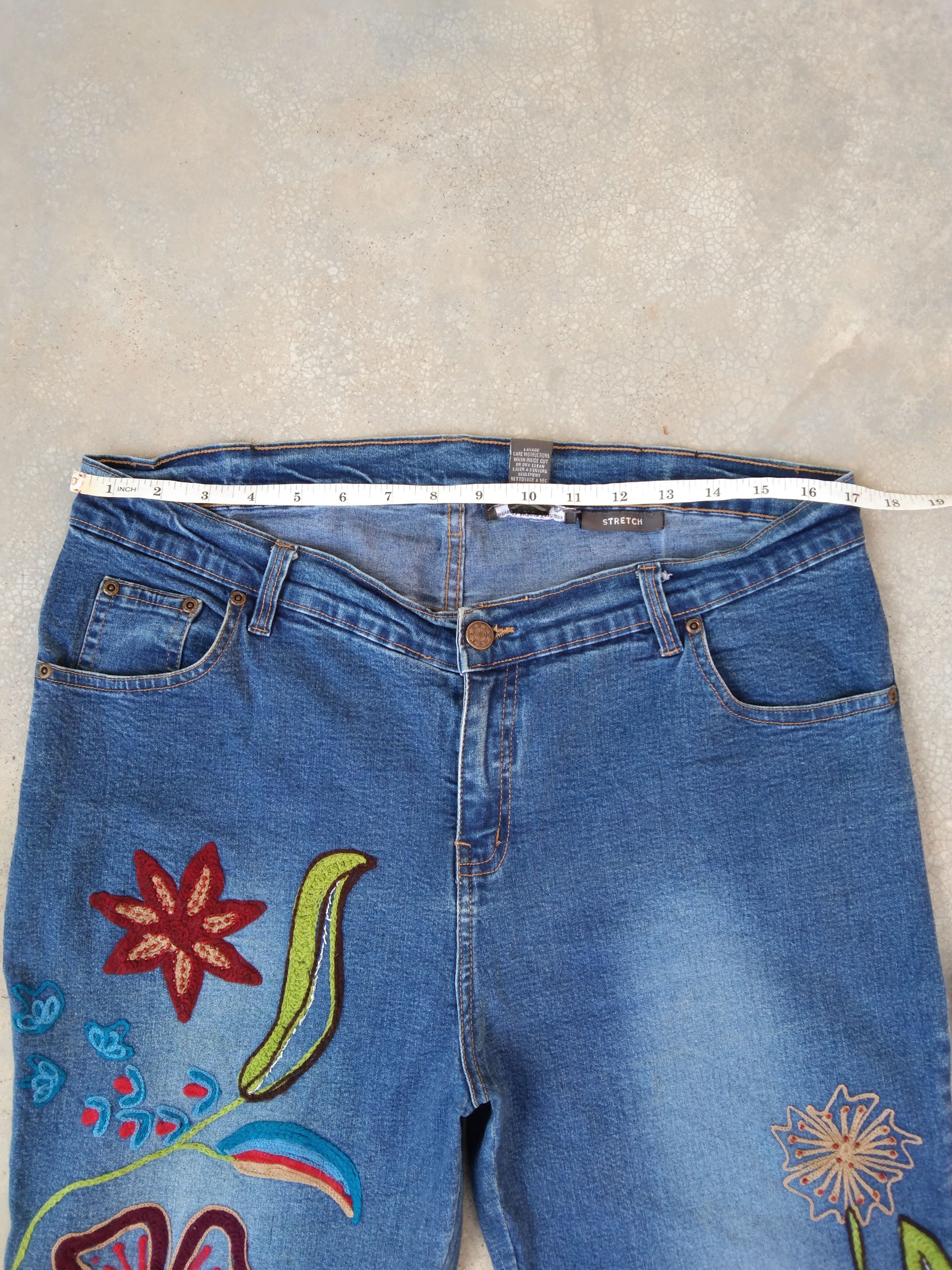 Japanese Brand Kapital Jeans Style Boot Cut Flared 34x30 Size US 34 / EU 50 - 5 Thumbnail