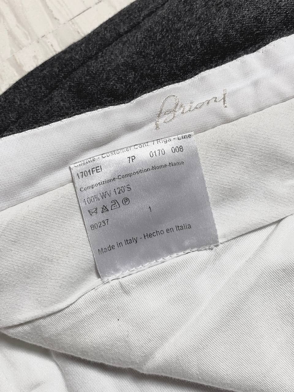 Brioni Brioni Logo Classic Casual Wool Dress Suit Pants Trousers Size US 38 / EU 54 - 8 Thumbnail