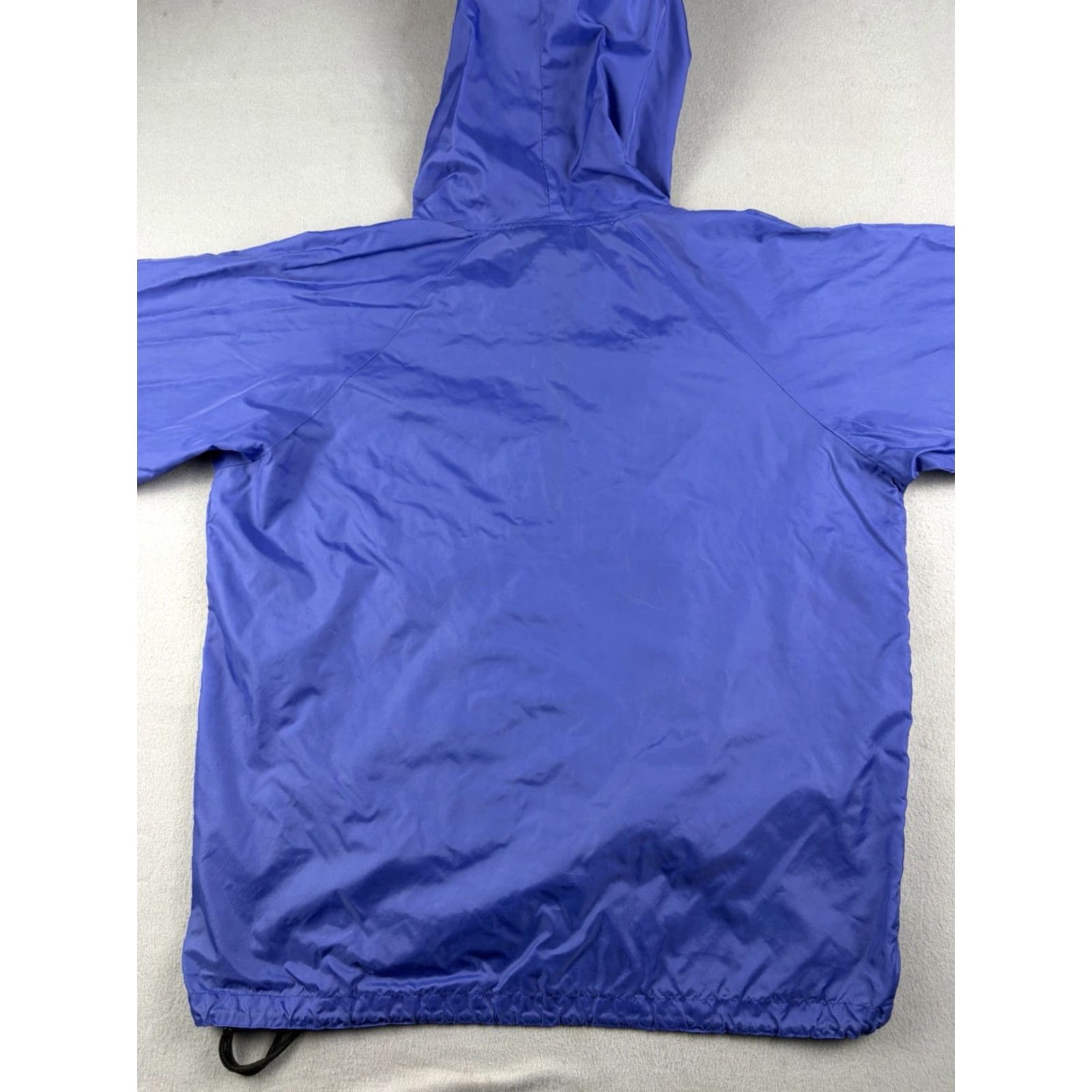 Gap VINTAGE GAP Windbreaker Jacket Men L Blue Nylon Hooded Zipper 90s Outdoor Lightweight Anorak 100% Nylon Size US L / EU 52-54 / 3 - 5 Thumbnail