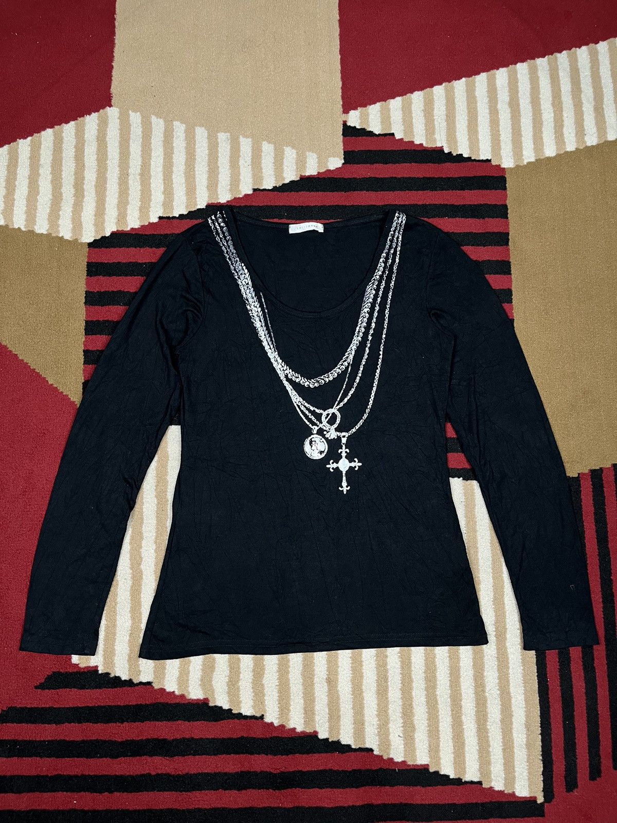 14th Addiction × Japanese Brand × Le Grande Bleu (L.G.B.) Japanese Brand Y2k Style Longsleeve Size S / US 4 / IT 40 - 1 Thumbnail