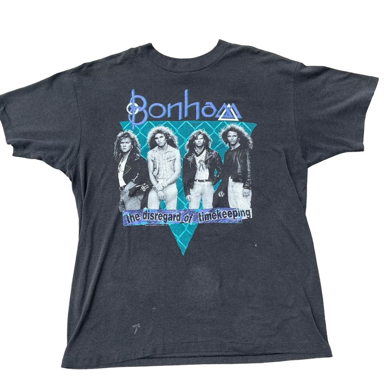 Vintage Vintage 80s Bongham the disregard of timekeeping concert tee Size US XL / EU 56 / 4 - 1 Thumbnail