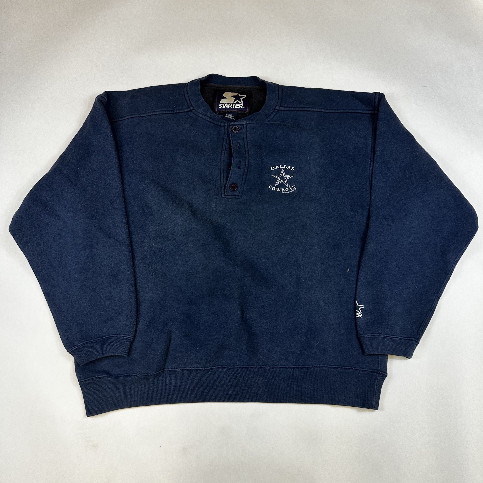 Starter Vintage Dallas Cowboys Starter Crewneck Sweater Size US L / EU 52-54 / 3 - 1 Thumbnail