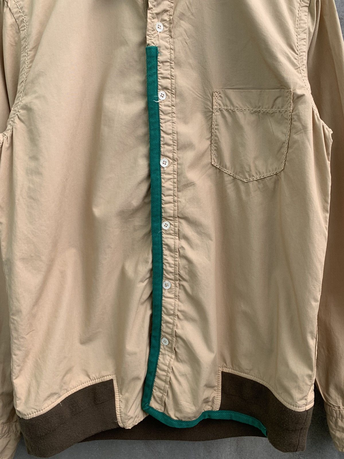 Sacai Reconstructed Button Up Shirt Size US S / EU 44-46 / 1 - 2 Thumbnail