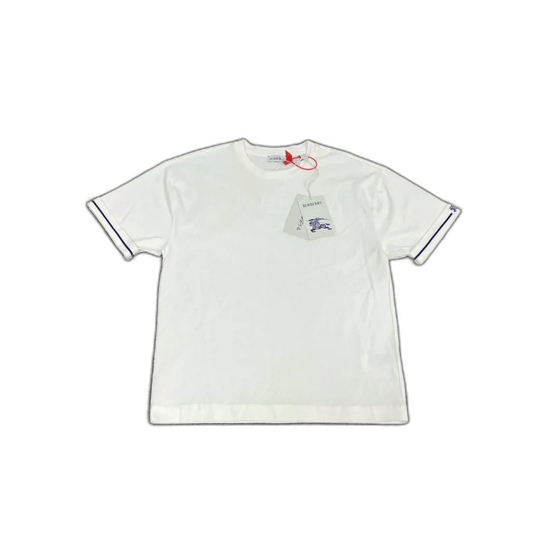 Burberry Burberry Logo Short Sleeve T-Shirt in White Size XXS / US 00 / IT 34 - 1 Thumbnail