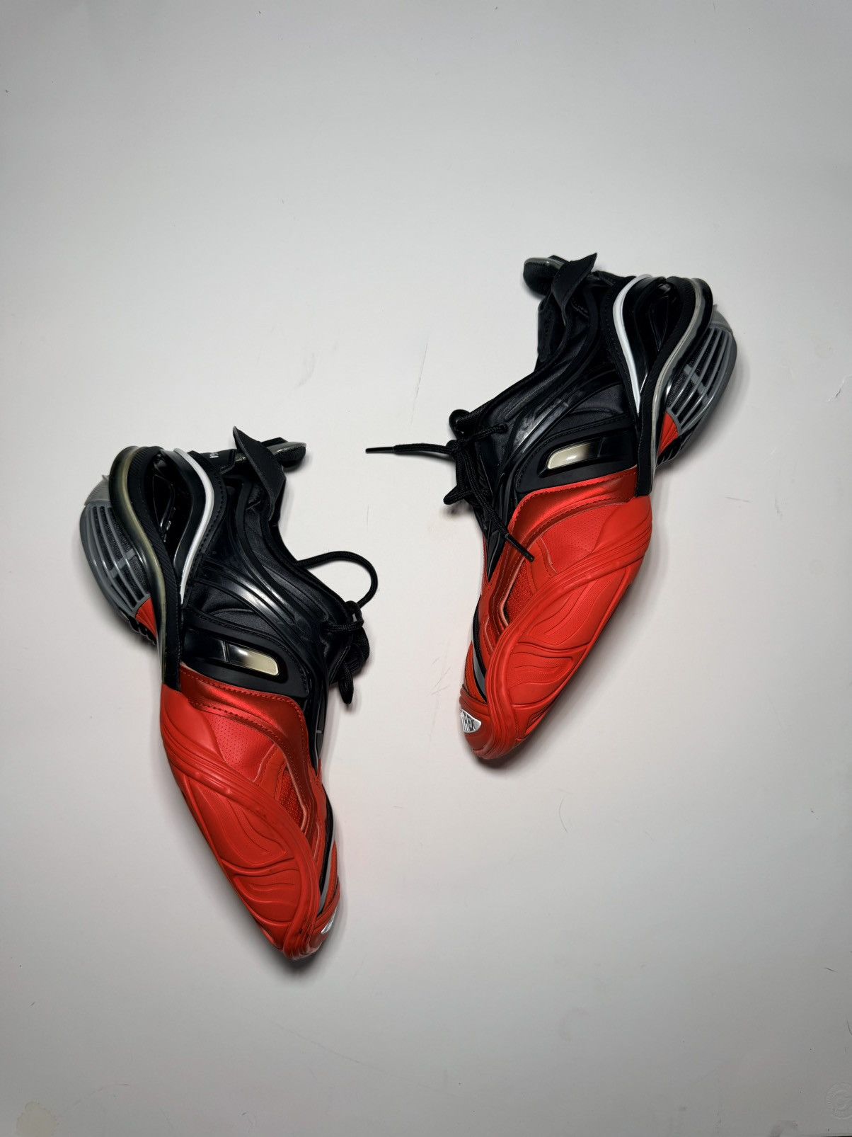 Balenciaga Balenciaga Tyrex Low Black Red 40 Rare 617517W2CB11060 Size US 10 / IT 40 - 1 Thumbnail