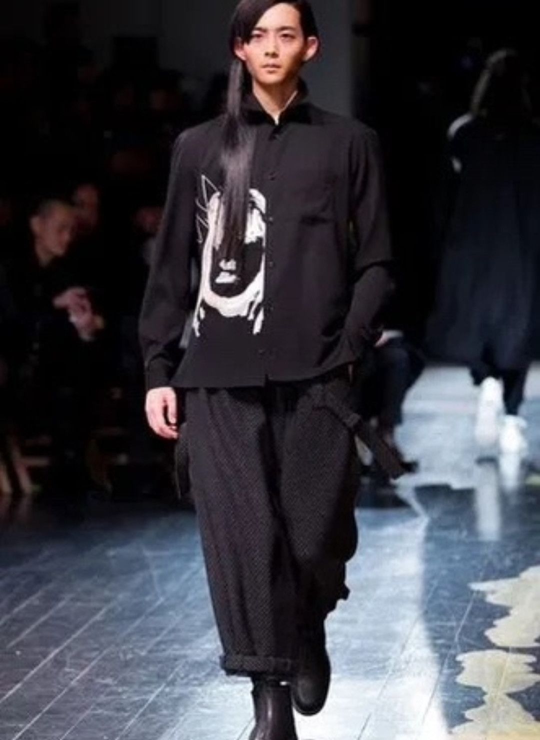 Yohji Yamamoto Yohji Yamamoto 16aw Patched Shirt-2505 Size US L / EU 52-54 / 3 - 6 Thumbnail