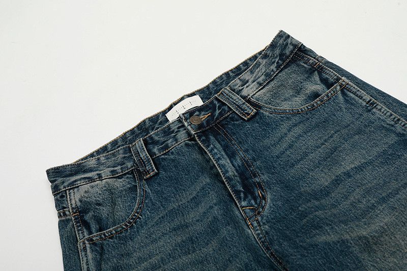 Vintage Men's Vibe American High Street Lightning Wash Jeans Size US 32 / EU 48 - 3 Thumbnail