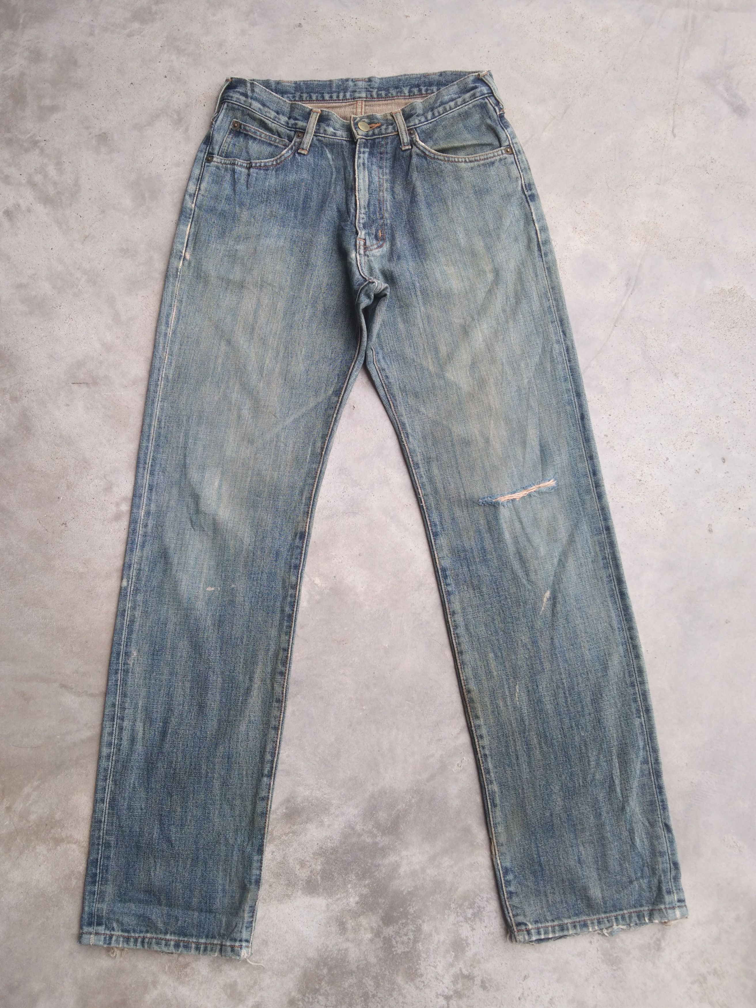 Wrangler Vintage Rusty Wash Wrangler Distressed Jeans 30x32 Size US 30 / EU 46 - 1 Thumbnail