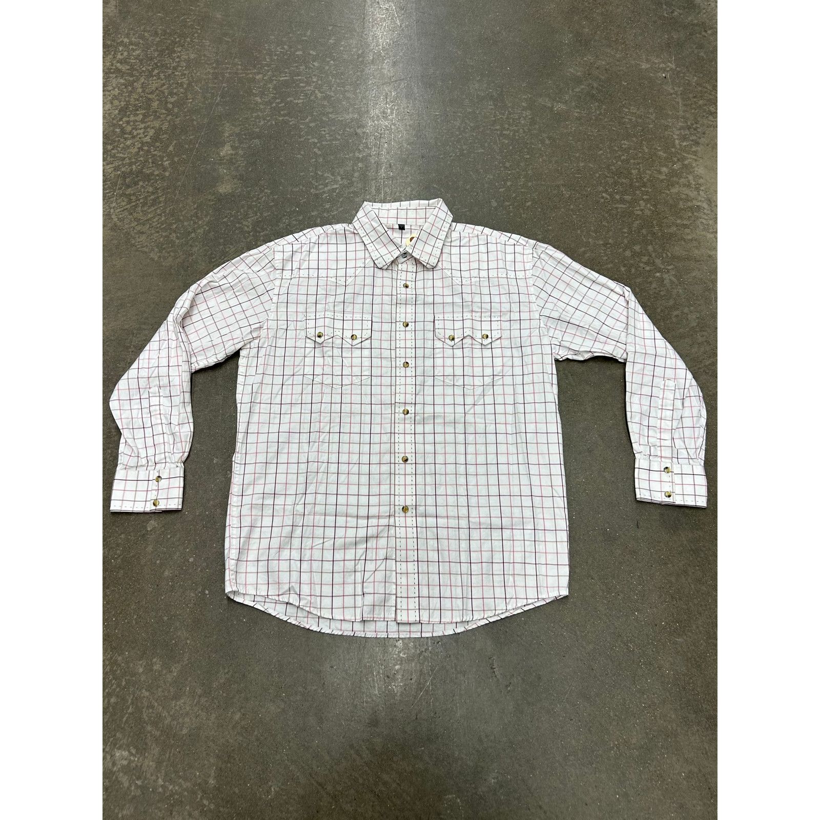 Vintage Vintage Western Pearl Snap Button Up Shirt Size US L / EU 52-54 / 3 - 1 Thumbnail