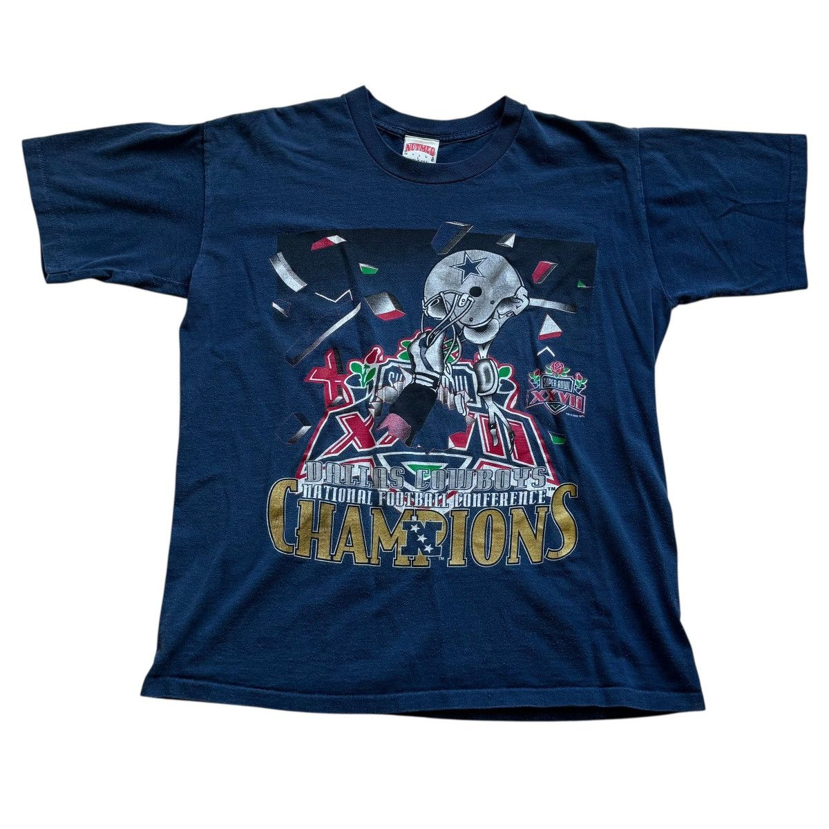 Nutmeg vintage Dallas Cowboys Nutmeg nfc champs shirt Size US L / EU 52-54 / 3 - 1 Thumbnail