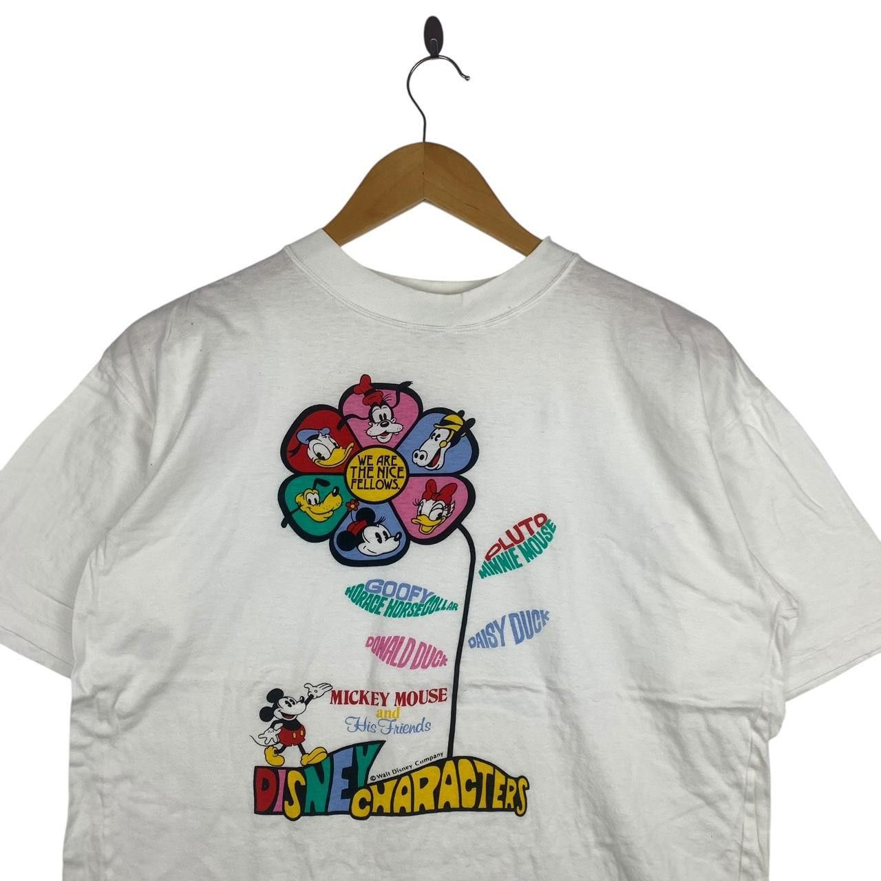 Vintage Vintage 80’ MICKEY MOUSE FAMILY CHARACTER Friends Tee Size M / US 6-8 / IT 42-44 - 2 Thumbnail