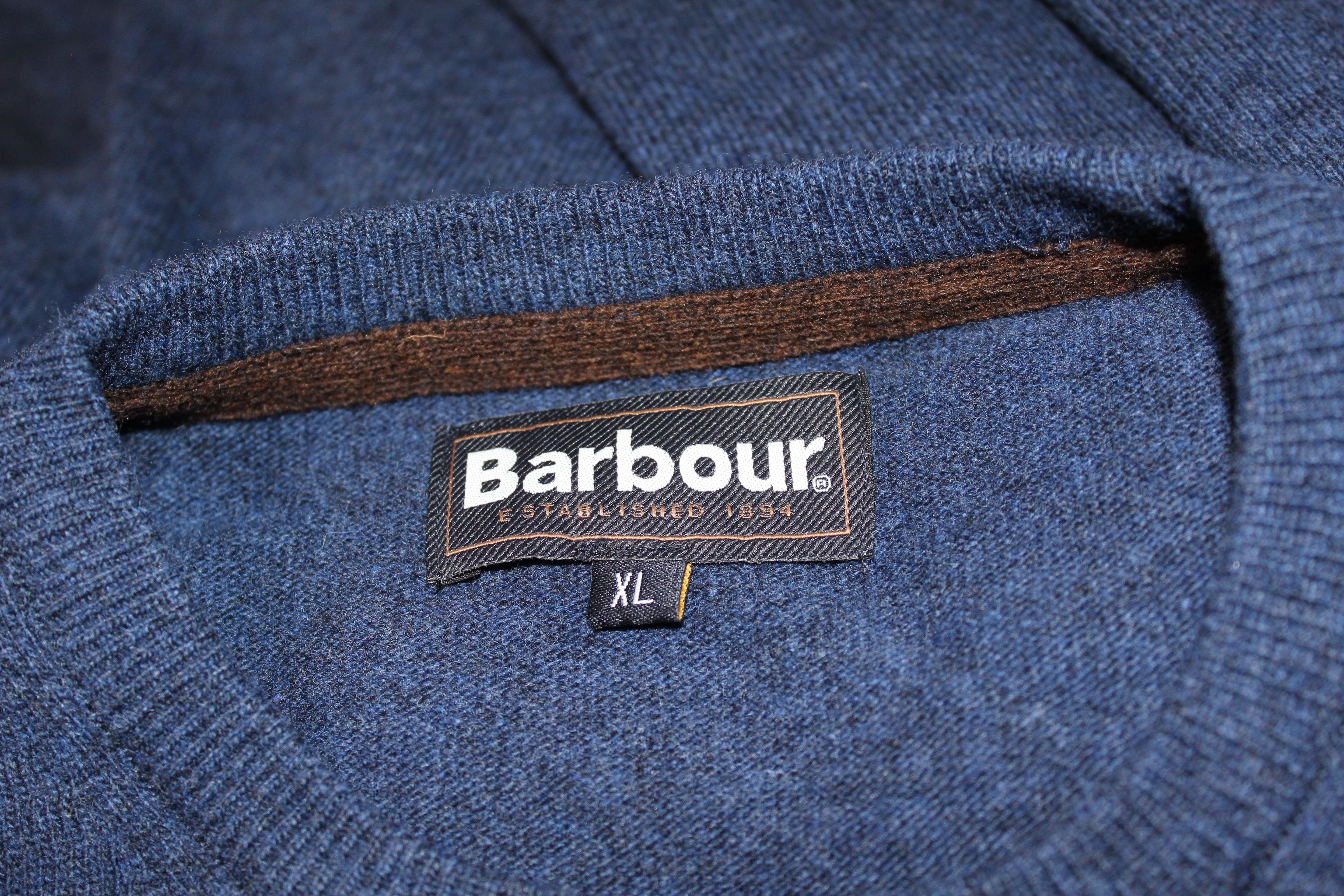Barbour BARBOUR Crew Neck Wool Sweater Jumper Size XL Size US XL / EU 56 / 4 - 6 Thumbnail
