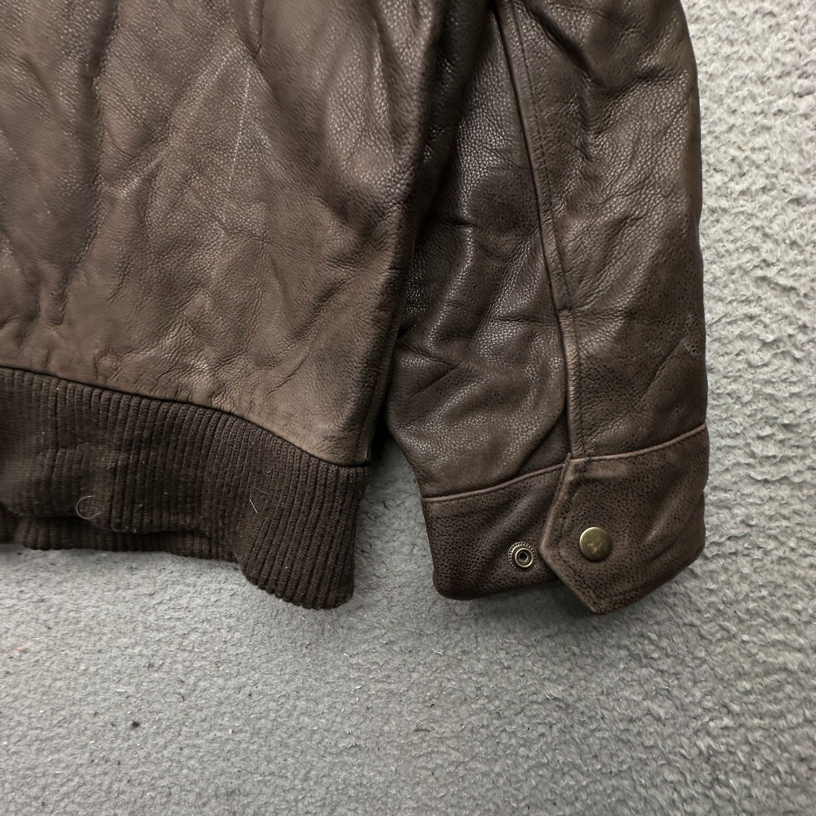 Cherokee Vintage Cherokee Leather Jacket Mens XXL Brown Quilted Size US XXL / EU 58 / 5 - 10 Thumbnail