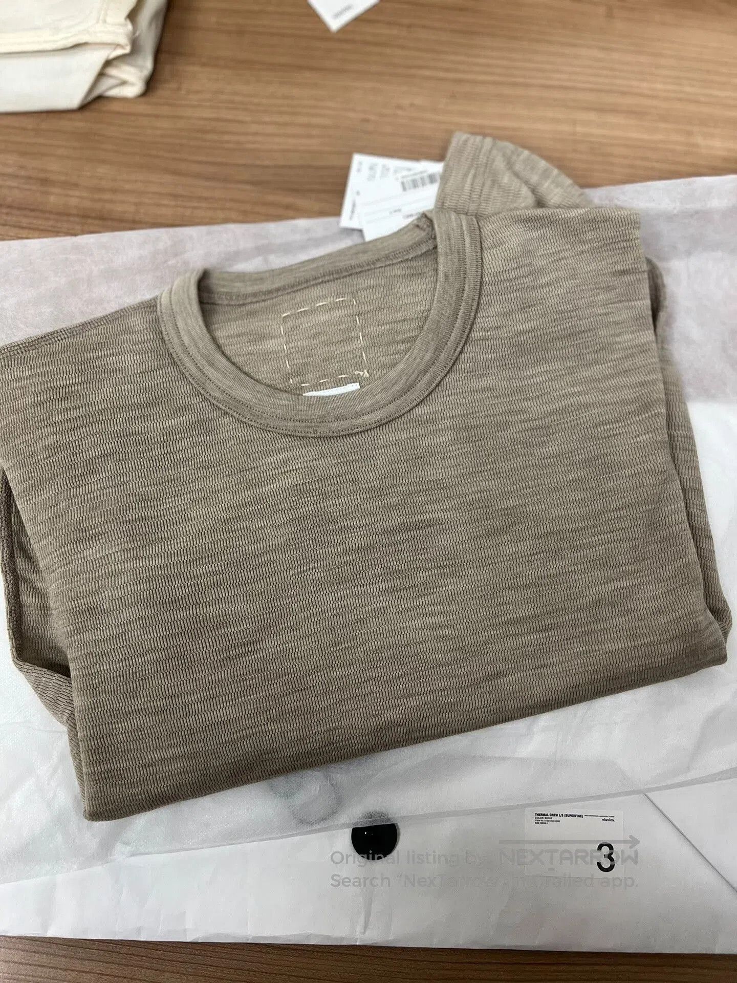 Visvim 26SS VISVIM THERMAIL CREW SUPERFINE. Size US L / EU 52-54 / 3 - 1 Thumbnail