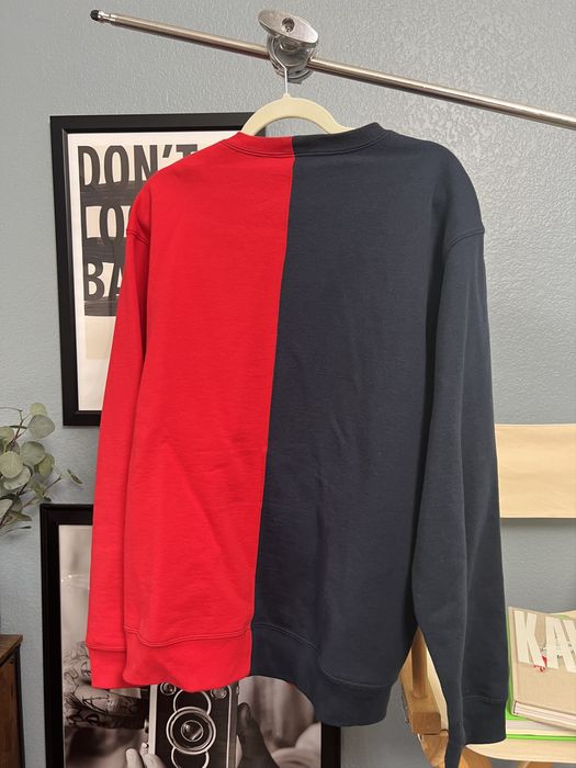Supreme Supreme Split Crewneck Sweatshirt size Large | Grailed