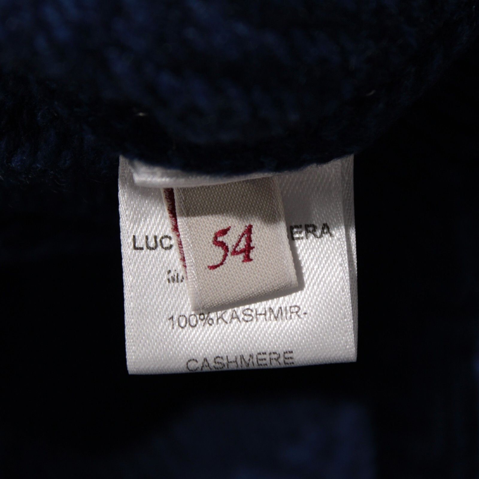 Luciano Barbera Luciano Barbera Sweater Size US XL in Blue Size US XL / EU 56 / 4 - 8 Thumbnail