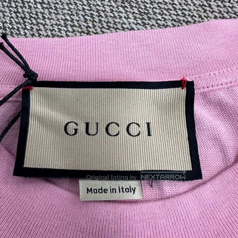 Gucci Gucci Loose round-neck printed short-sleeved off-shoulder Size XS / US 0-2 / IT 36-38 - 3 Thumbnail