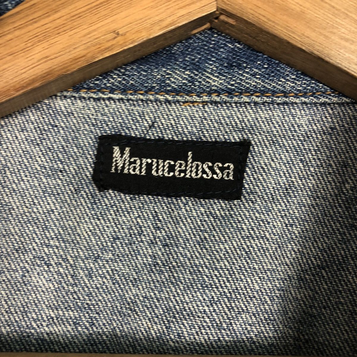 Japanese Brand 📌Vintage Trucker Denim Jacket Marucelossa Issey Miyake Size US M / EU 48-50 / 2 - 20 Thumbnail