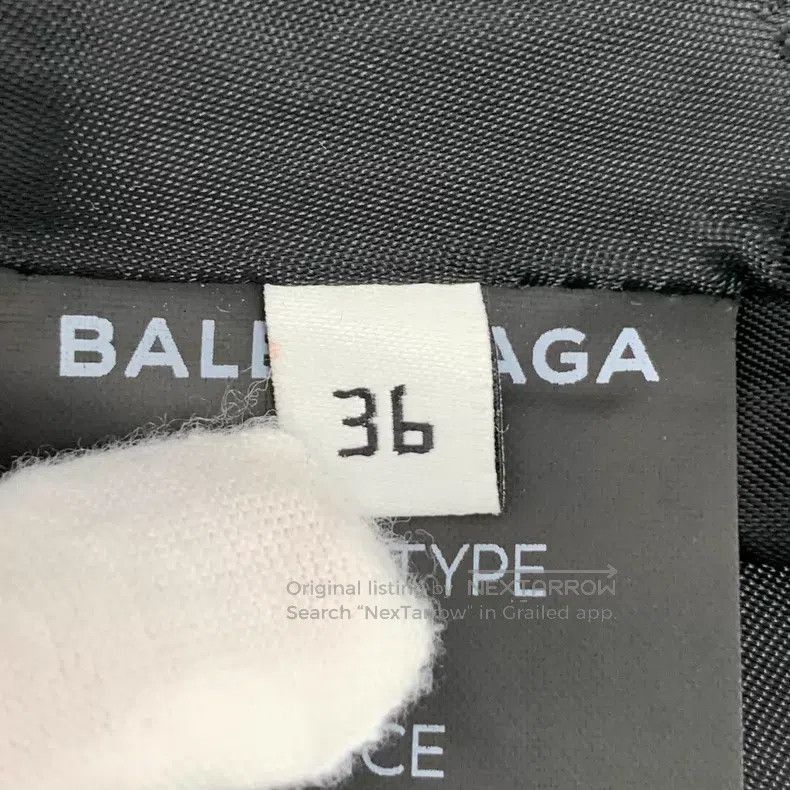 Balenciaga Balenciaga Brown Green Plaid Logo Letter Embroidered Wool Size XS / US 0-2 / IT 36-38 - 6 Thumbnail