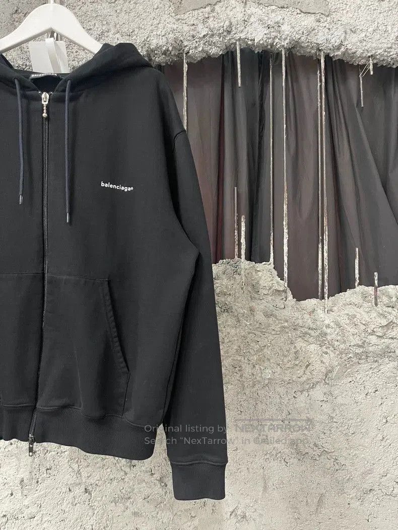 Balenciaga Balenciaga Zip-Up Hoodie Sweatshirt. Size US L / EU 52-54 / 3 - 4 Thumbnail