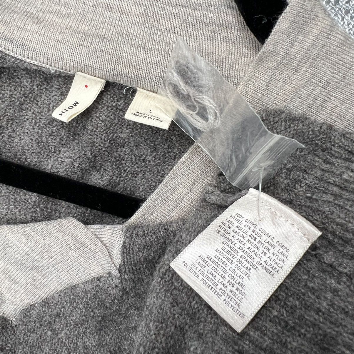 Anthropologie Anthropologie Moth Vneck Soft Boulders Wool Alpaca Pullover Size XS / US 0-2 / IT 36-38 - 6 Thumbnail