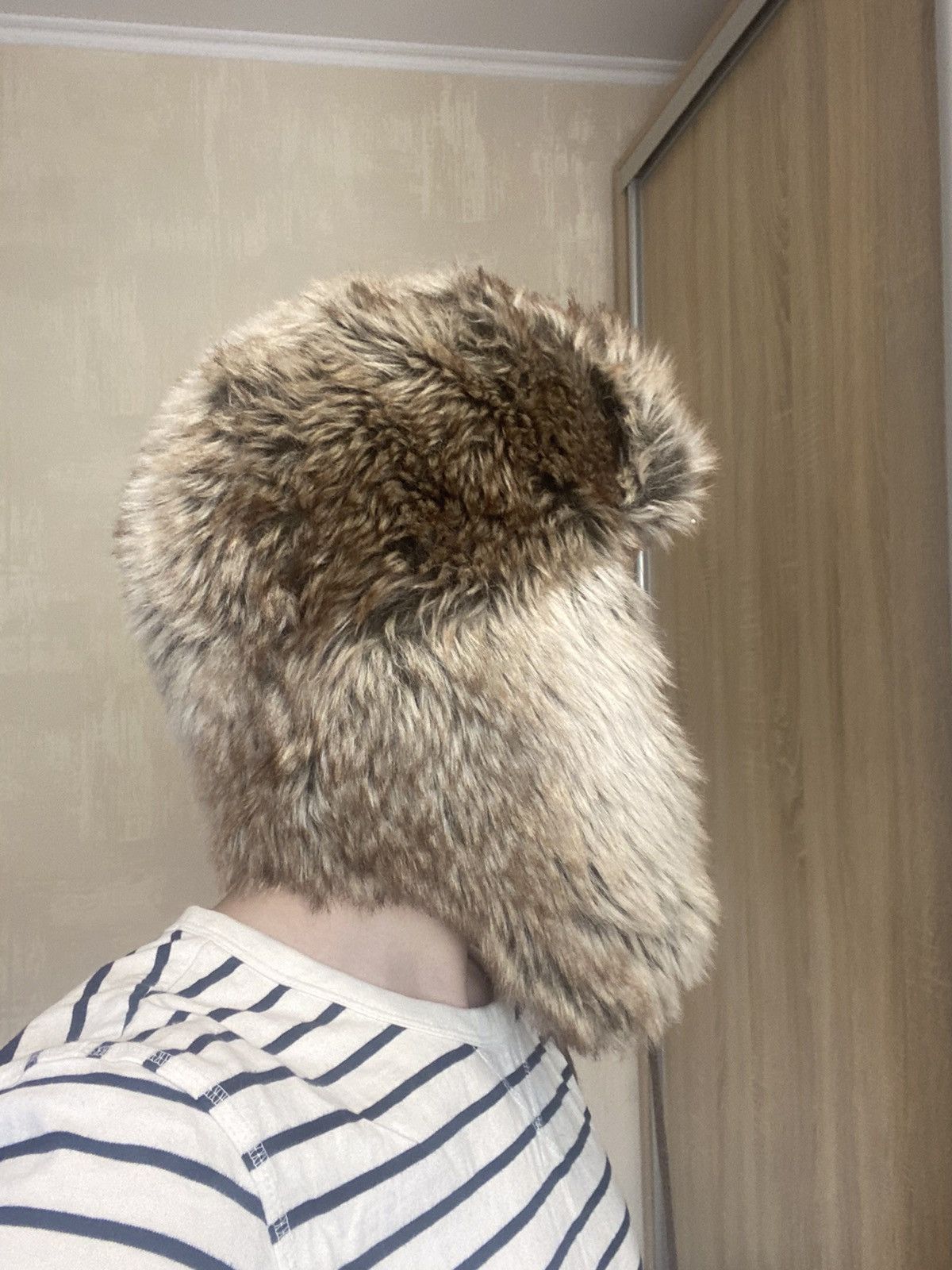 Vintage 🔥 Y2K Faux Fur Ushanka Vintage Fuzzy Warm Trapper Hat Size ONE SIZE - 1 Thumbnail