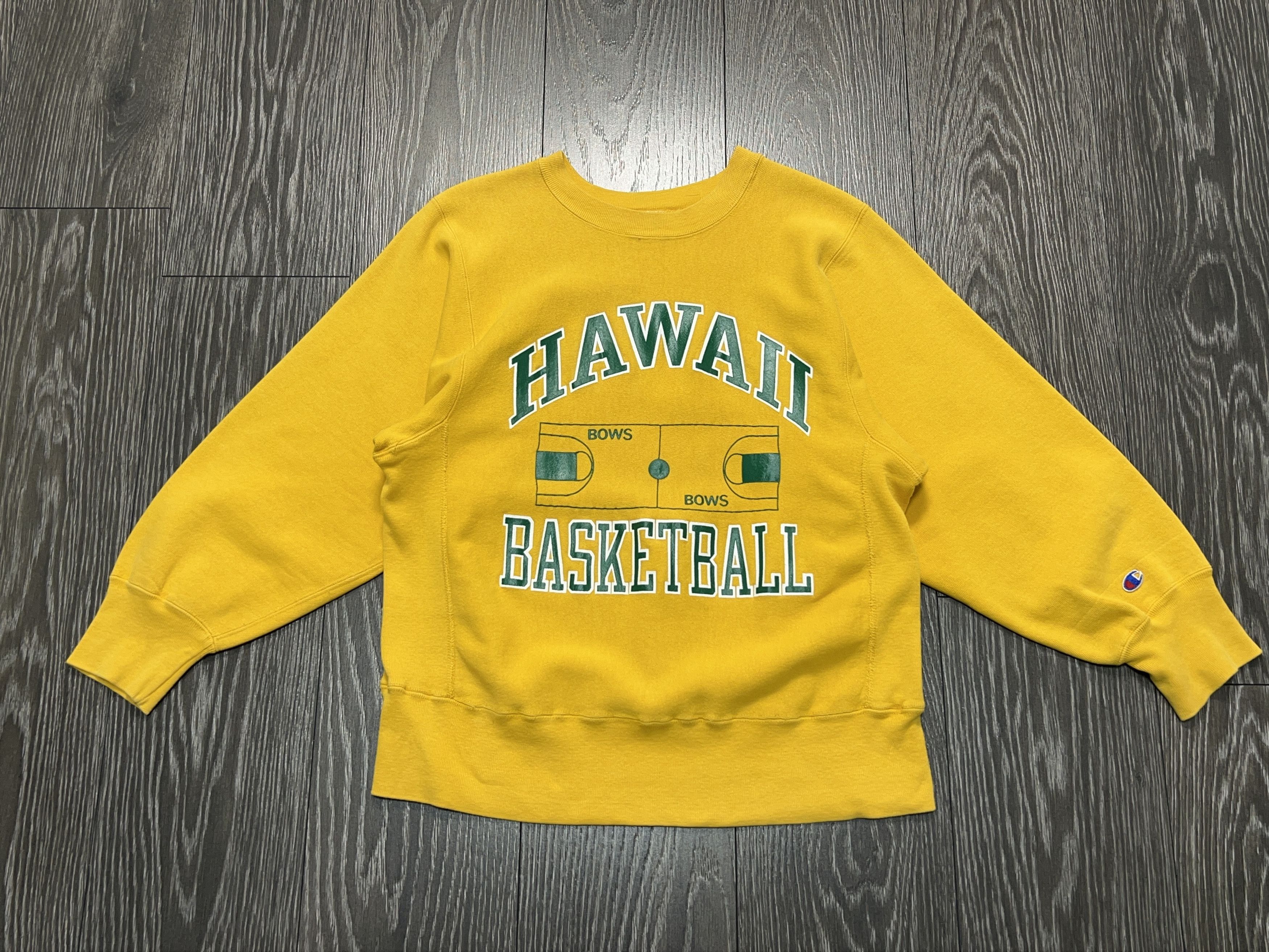 Champion 1990s USA Hawaii Basketball Reverse Weave Pullover Size US M / EU 48-50 / 2 - 1 Thumbnail