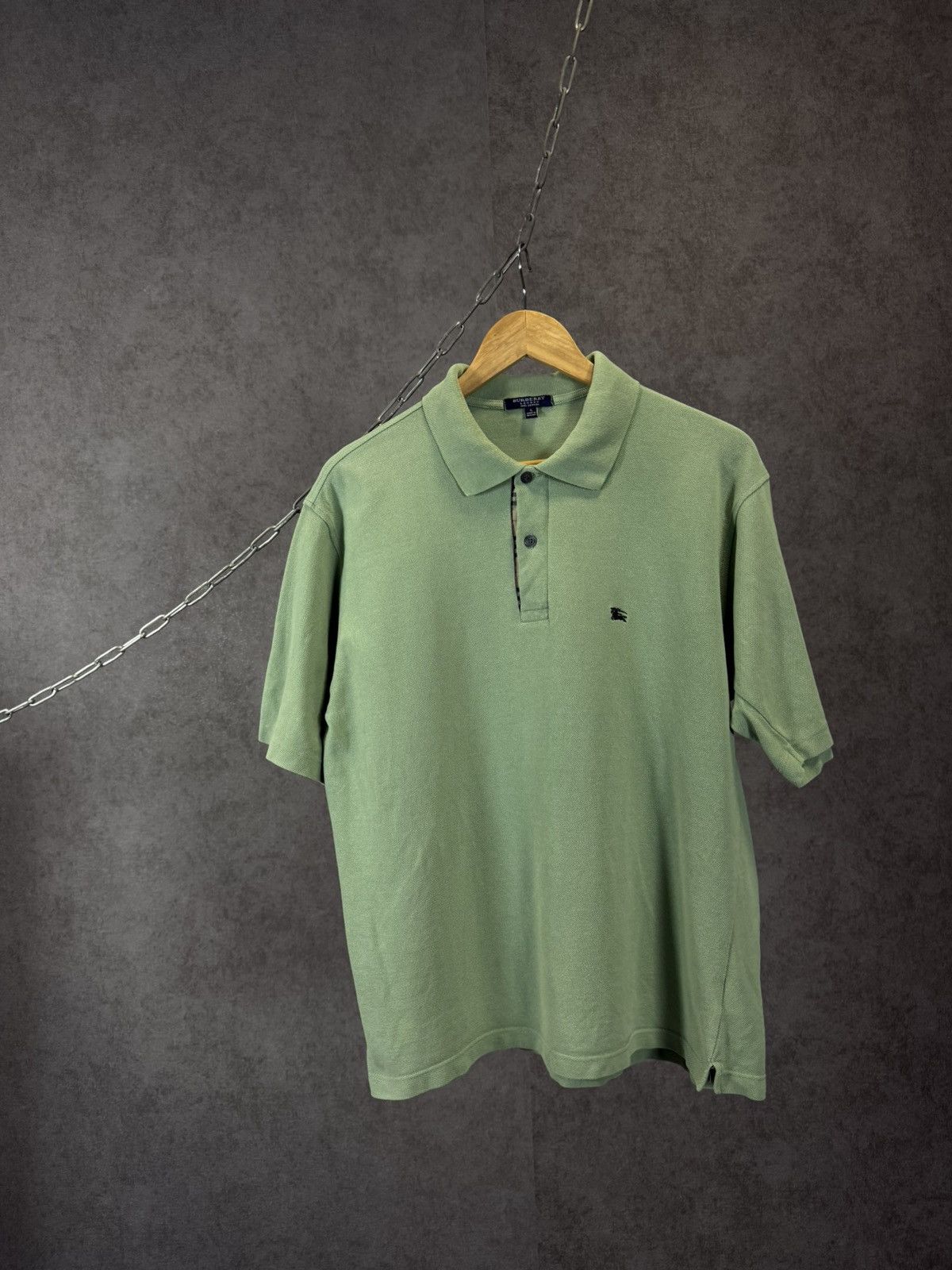 Burberry Burberry luxury designer vintage polo tee Size US M / EU 48-50 / 2 - 1 Thumbnail