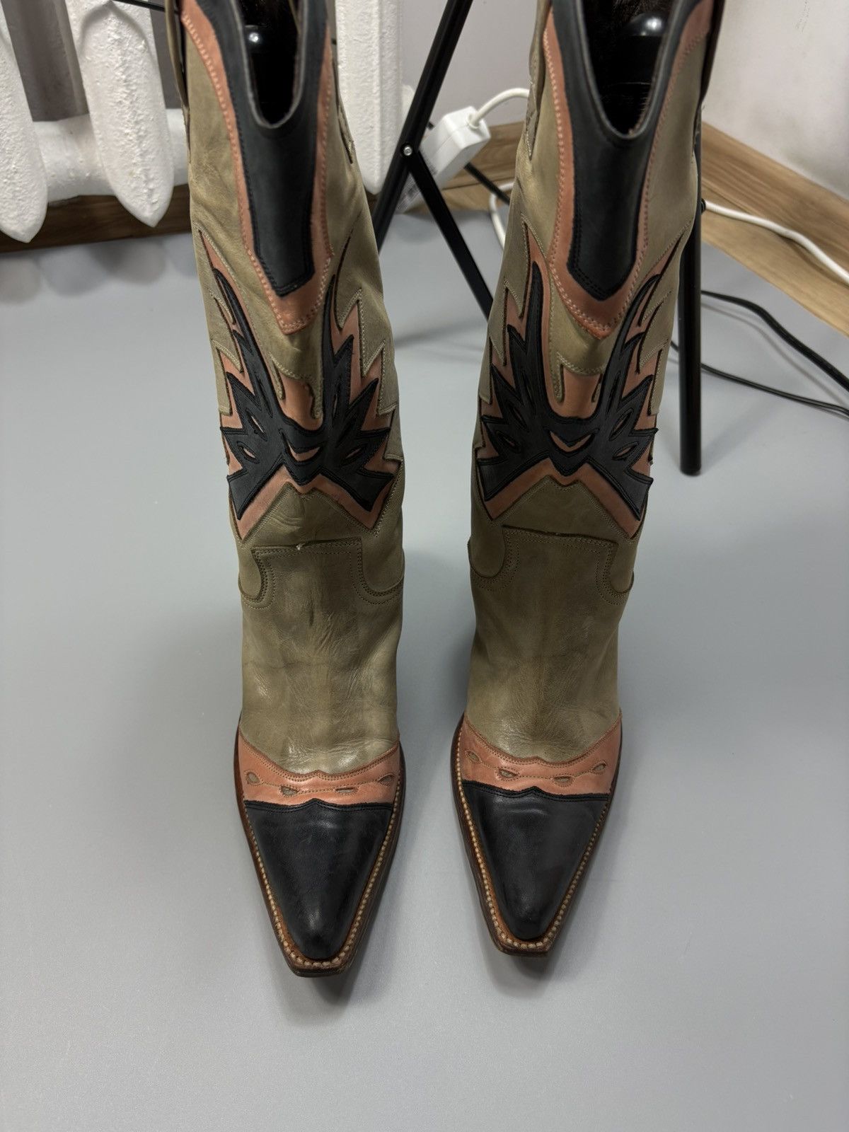 Sancho Boots SANCHO Cowboystiefel Goodyear Welted Western Vintage Boots Size US 8 / IT 38 - 9 Thumbnail