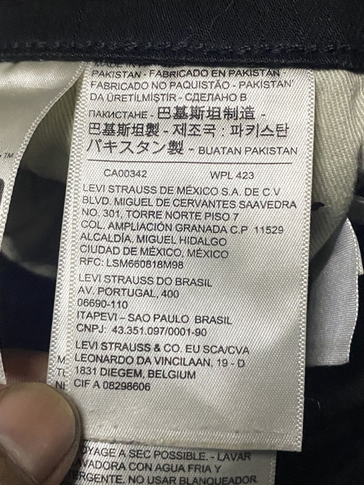 Levi's Levis 511 Black Denim Y2K Stretch Jeans Size US 29 - 17 Thumbnail