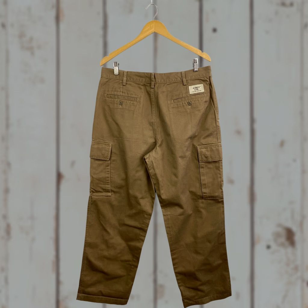 Avirex VINTAGE Avirex Cargo Pants Men 34 Brown Military Tactical Rare Y2K Brown Cargo Pants Mens 34 Vintage 90s 00s Size US 34 / EU 50 - 1 Thumbnail