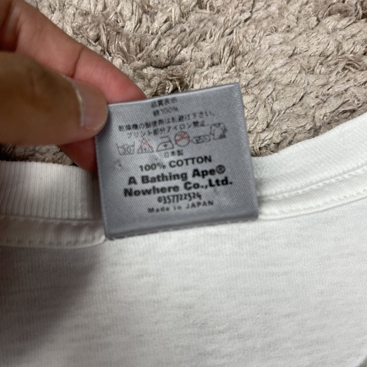 Bape Vintage Bape Warning Tee Size US L / EU 52-54 / 3 - 19 Thumbnail