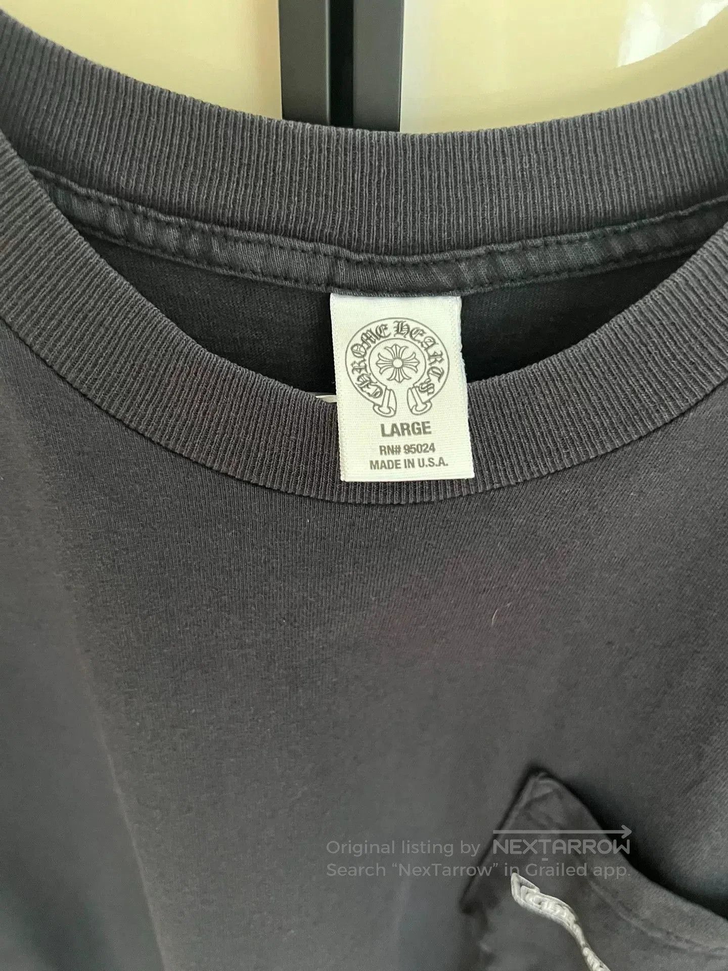 Chrome Hearts Vintage Chrome Hearts 00s Short Sleeve Tee. Size US L / EU 52-54 / 3 - 4 Thumbnail