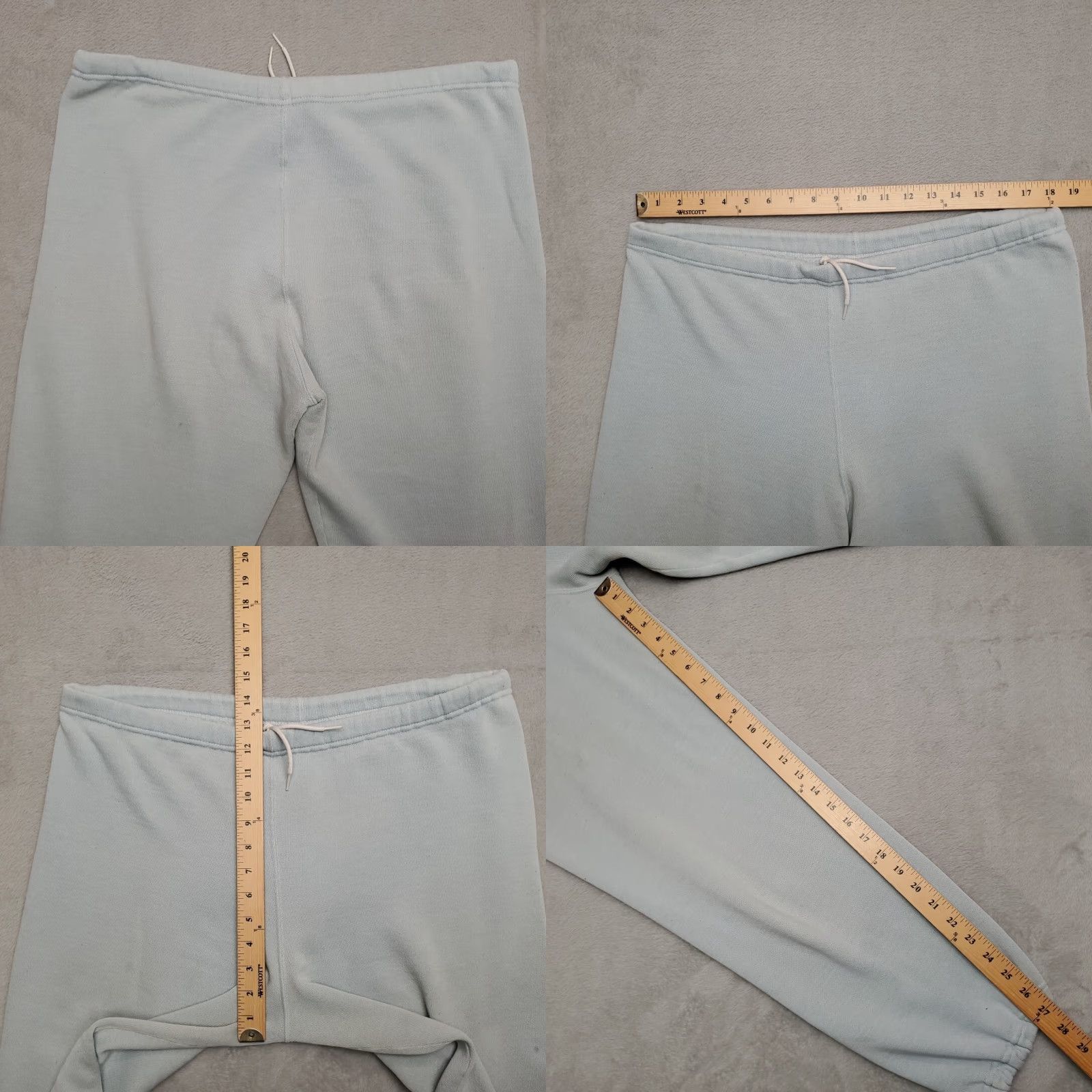 Vintage VINTAGE ACI Sweat Pants Mens XL Green Sweatpants Pants Regular Cotton Polyester Elastic Waist Drawstring 80s Mens Size US 36 / EU 52 - 8 Thumbnail