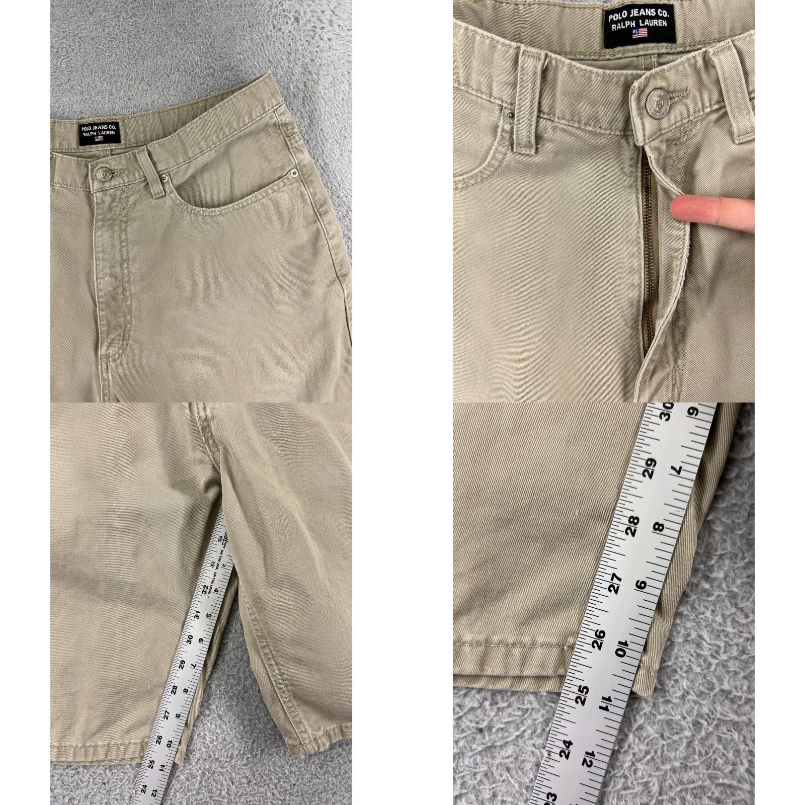 Polo Ralph Lauren Polo Ralph Lauren Shorts Men 32 Beige Chino Twill 100% Cotton Cargo Pants Golf Golfers Size US XS / EU 42 / 0 - 8 Thumbnail