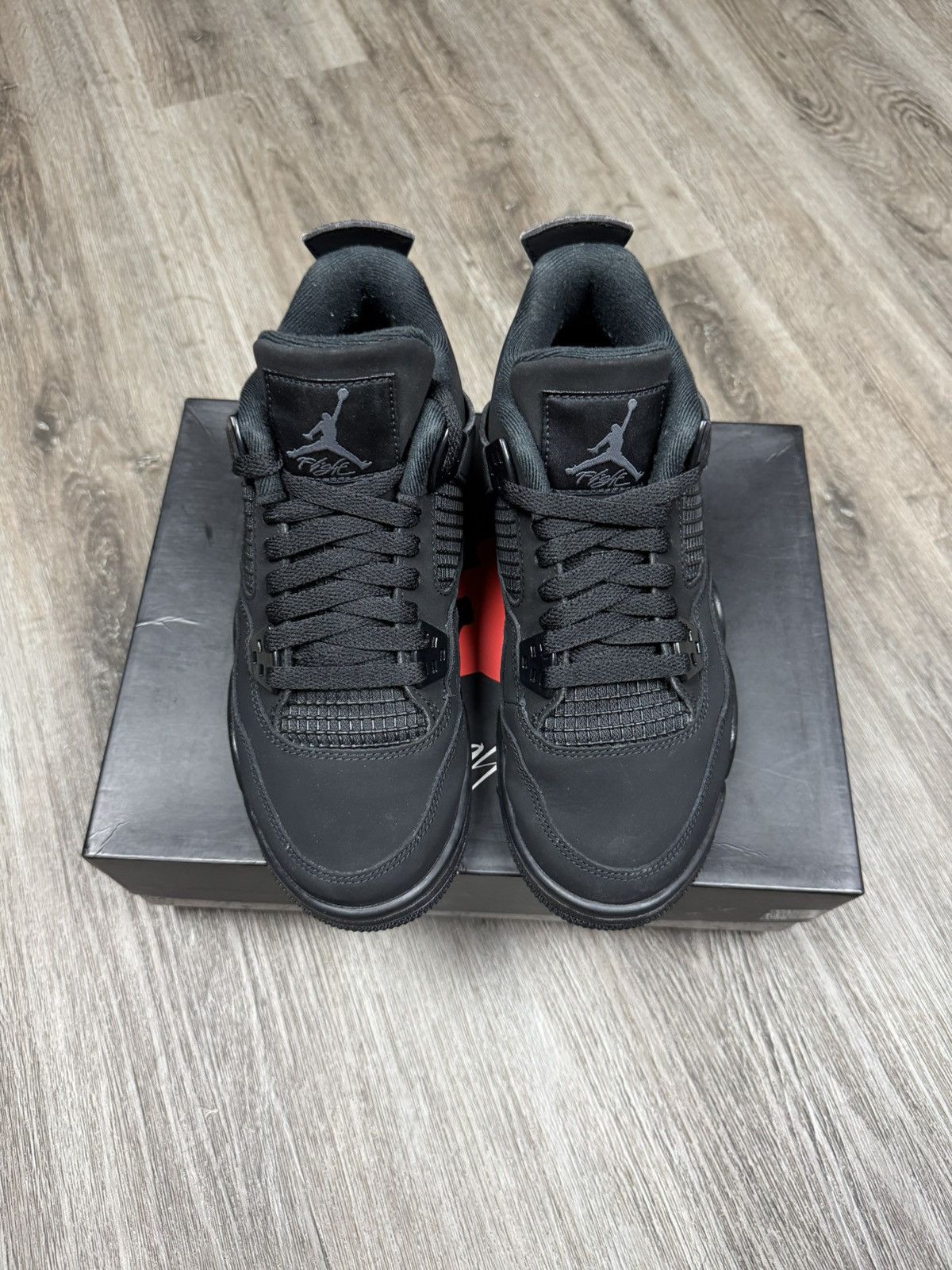 Jordan Brand Jordan 4 Retro Black Cat (2020) (GS) Size 5.5Y/7W Size US 5.5 / EU 38 - 2 Thumbnail