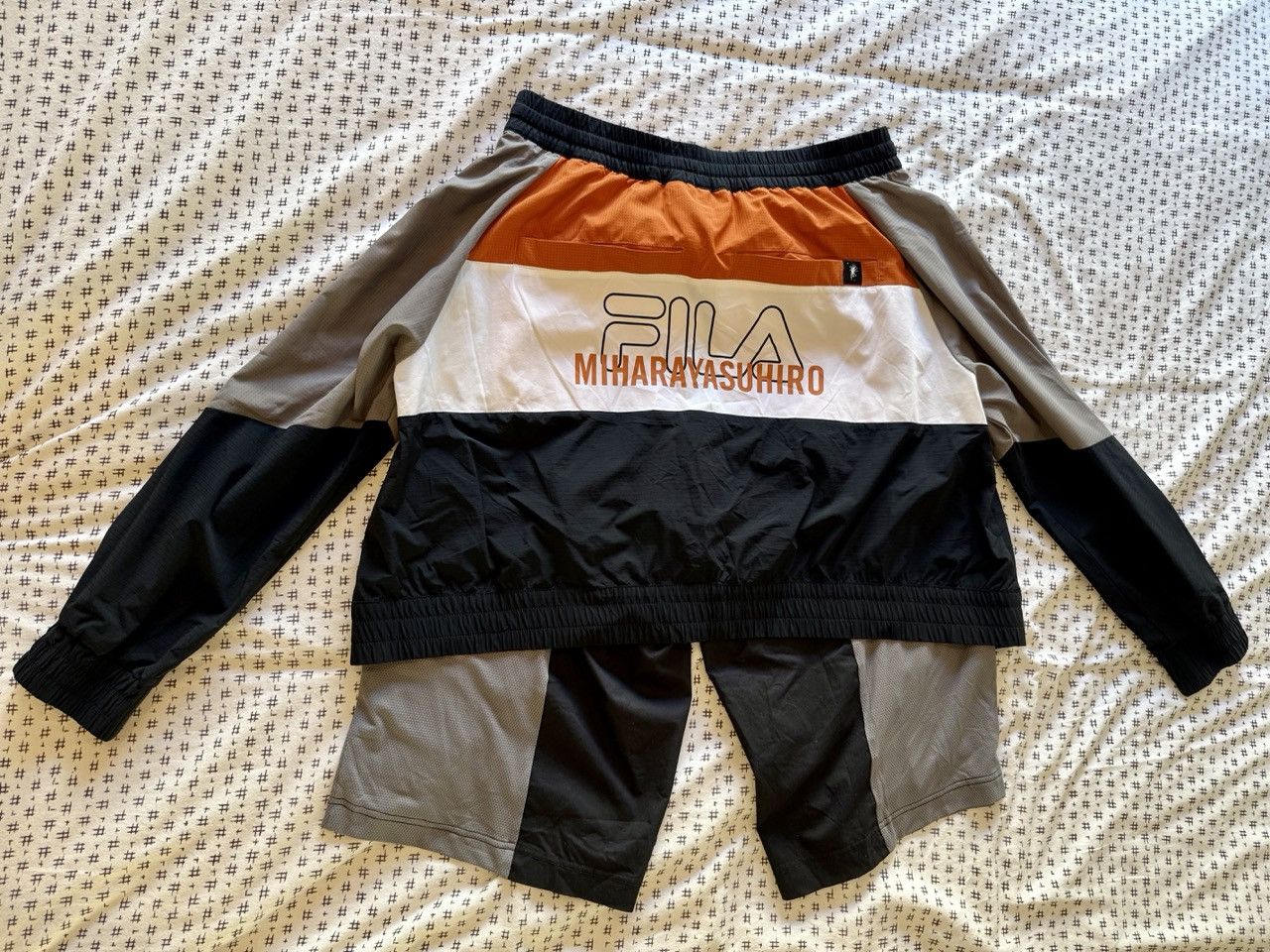 Fila × Maison MIHARA YASUHIRO Short Deportivo de Lujo Estilo Patchwork Size US 34 / EU 50 - 3 Thumbnail