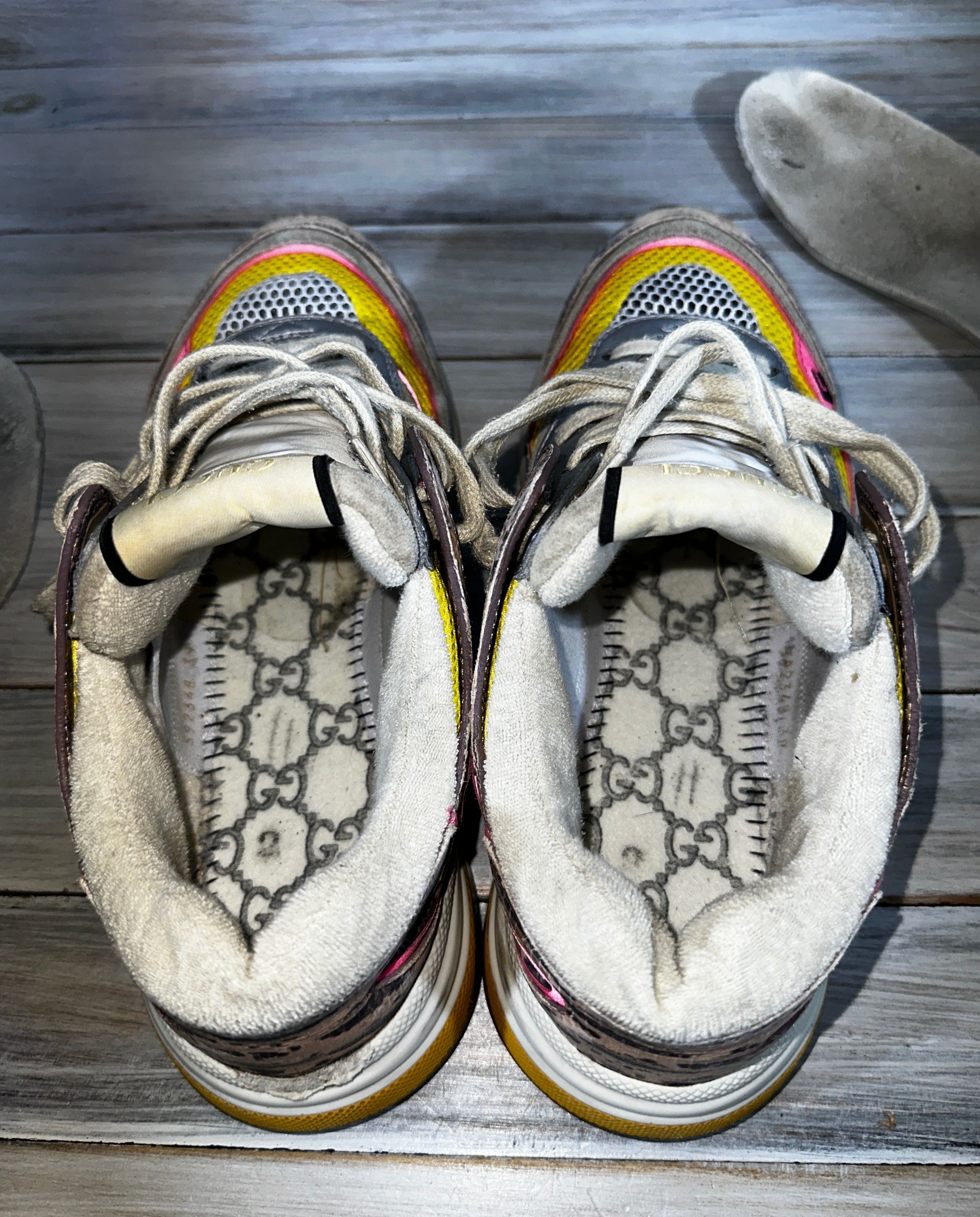 Gucci Gucci Ultrapace 'Rock Tejus Printed' Women's Made In Italy Size US 9 / IT 39 - 13 Thumbnail