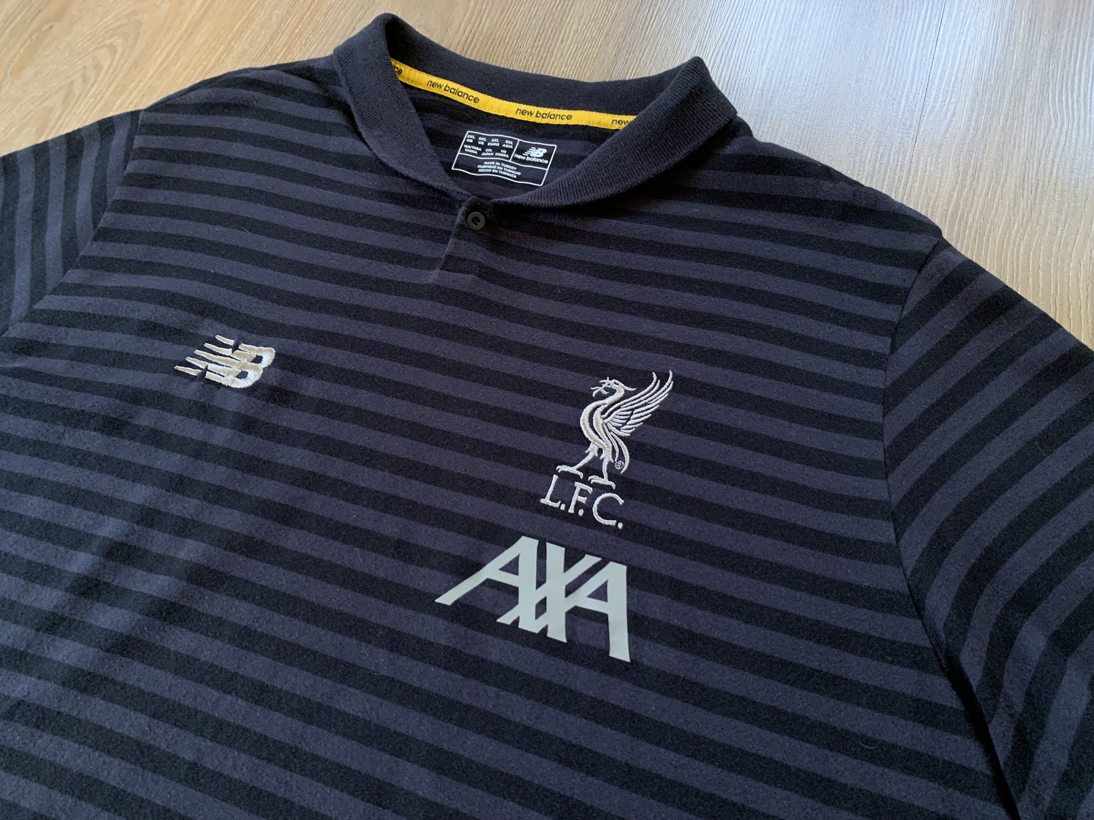 New Balance New Balance FC Liverpool Cotton Travel Polo T-Shirt Size US XXL / EU 58 / 5 - 4 Thumbnail