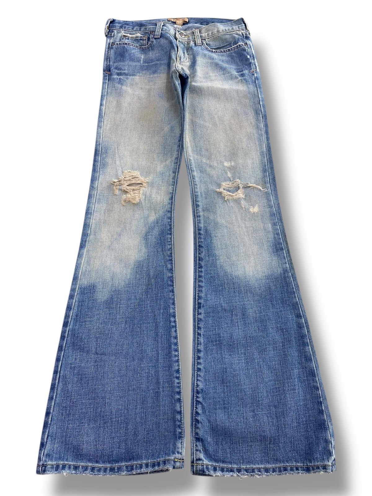 Abercrombie & Fitch Abercrombie & Fitch Mud Wash Style Flare Leg Jeans Size US 30 / EU 46 - 1 Thumbnail