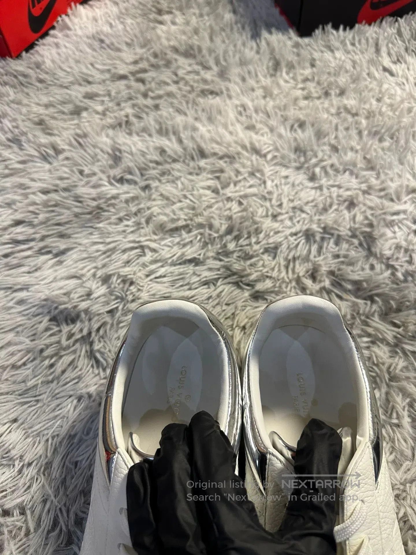 Louis Vuitton Louis Vuitton Silver Tail Shoes. Size US 8.5 / EU 41-42 - 3 Thumbnail