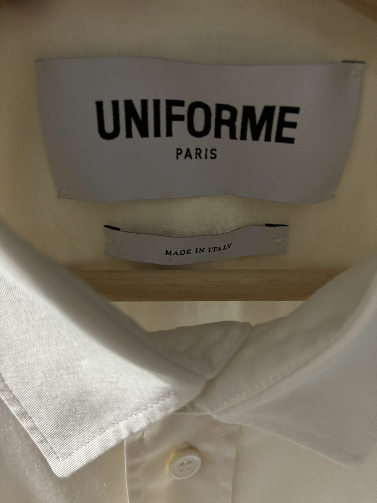 Other Uniforme Paris Beige Cotton Shirt Size US M / EU 48-50 / 2 - 3 Thumbnail