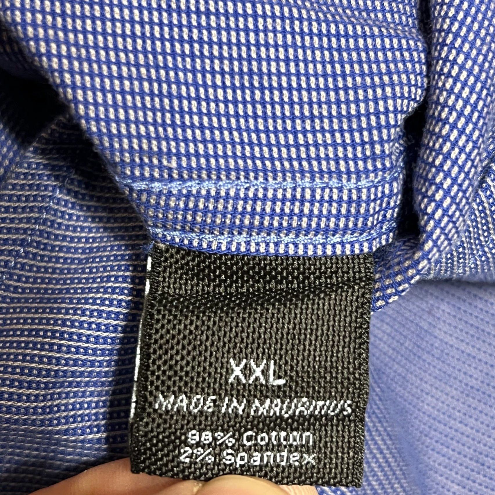 Marcs Marc Anthony Shirt Mens XXL Slim Fit Button Up Blue Long Sleeve Size US XXL / EU 58 / 5 - 8 Thumbnail