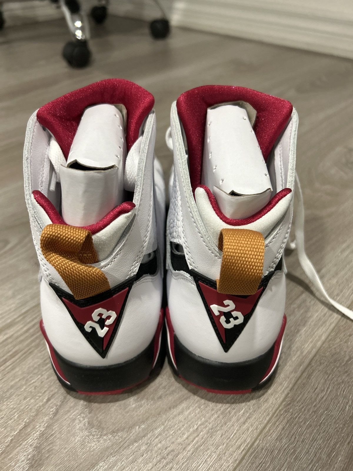 Jordan Brand × Nike Jordan 7 Cardinal 2022 Release Size US 8.5 / EU 41-42 - 4 Thumbnail