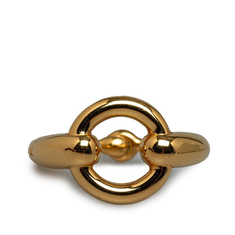 image of Hermes Mors Scarf Ring in Gold, Women's